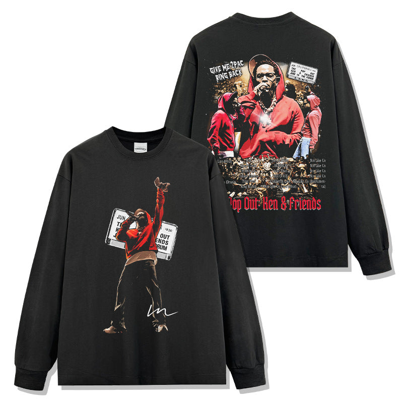 Kendrick Lamar Pop Out Concert Long Sleeve Shirt