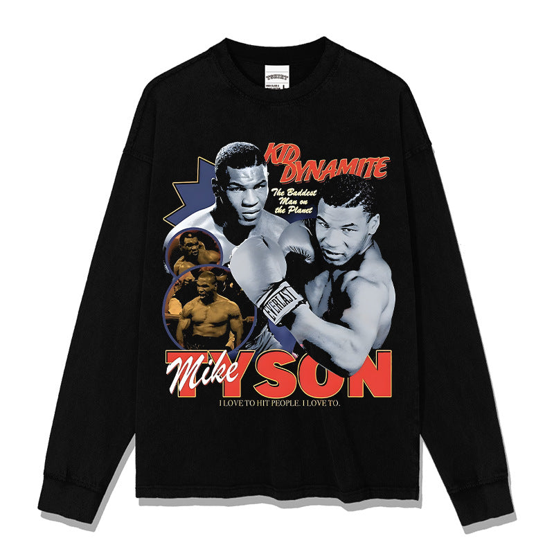 Mike Tyson Iron Mike Kid Dynamite Long Sleeve Shirt