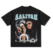 Aaliyah Vintage Wash Tee