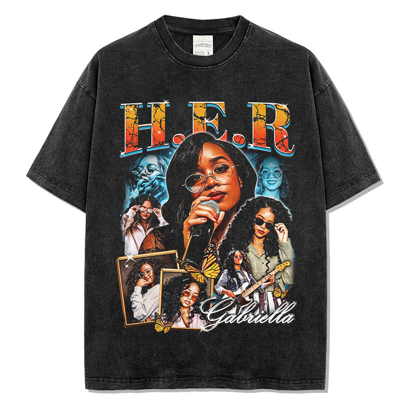 H.E.R  Vintage Wash Tee