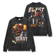 Blxst Vintage Wash Long Sleeve Shirt