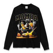 Kobe Bryant Black Mamba Long Sleeve Shirt