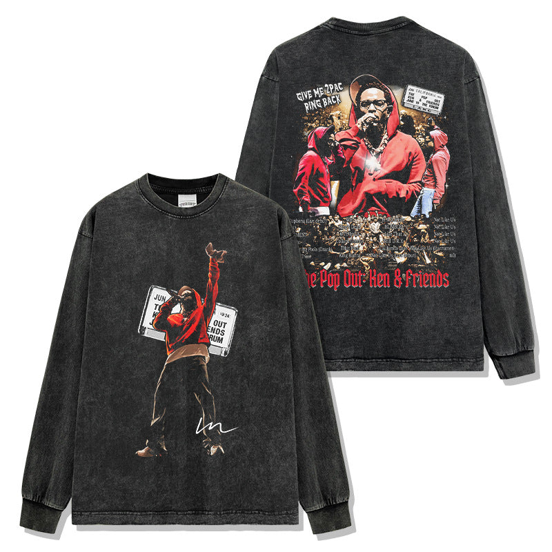 Kendrick Lamar Pop Out Concert Long Sleeve Shirt