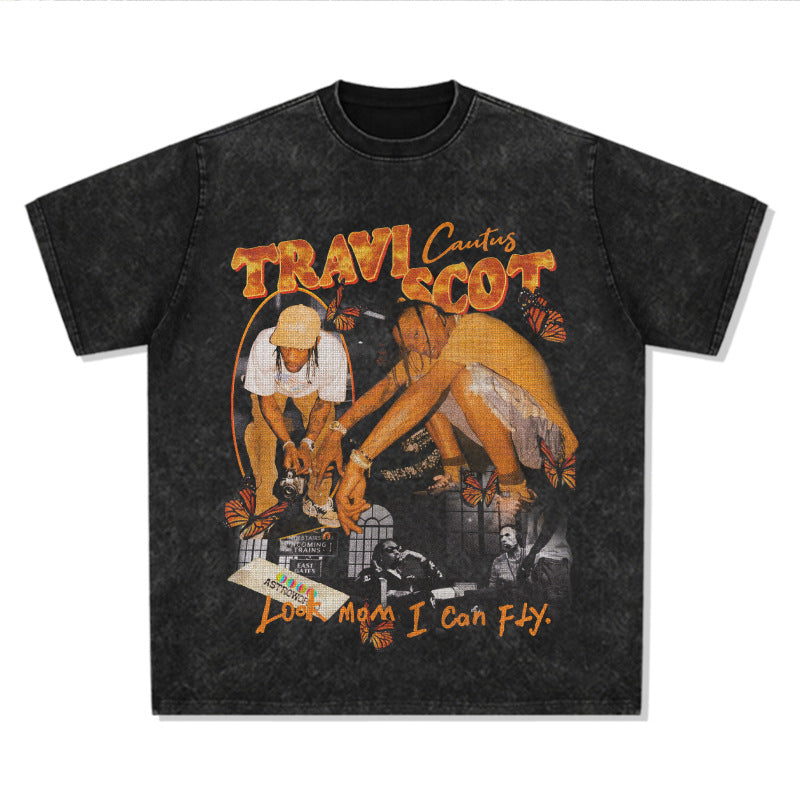 Travis Scott Look Mom I Can Fly Tee