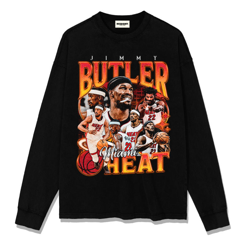 Jimmy Butler Miami Heat Long Sleeve Shirt