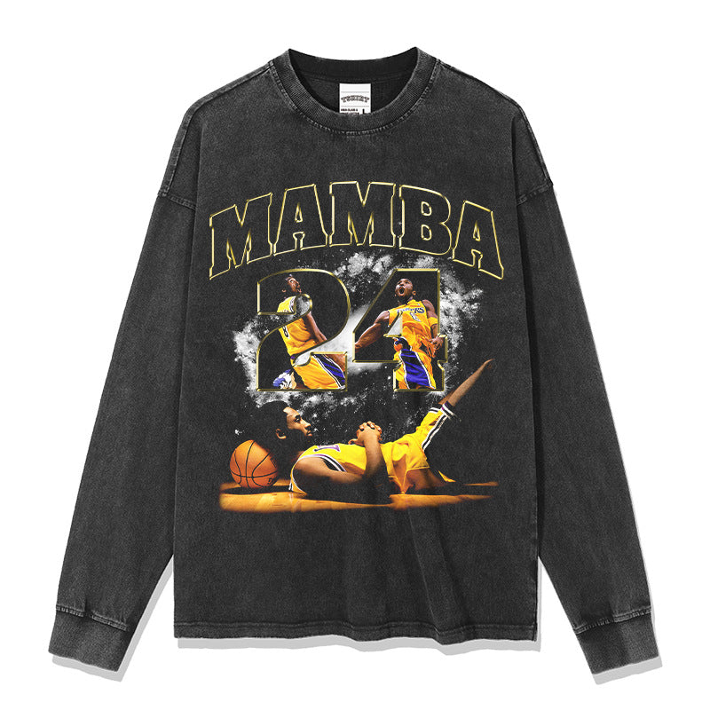 Kobe Bryant Black Mamba Long Sleeve Shirt