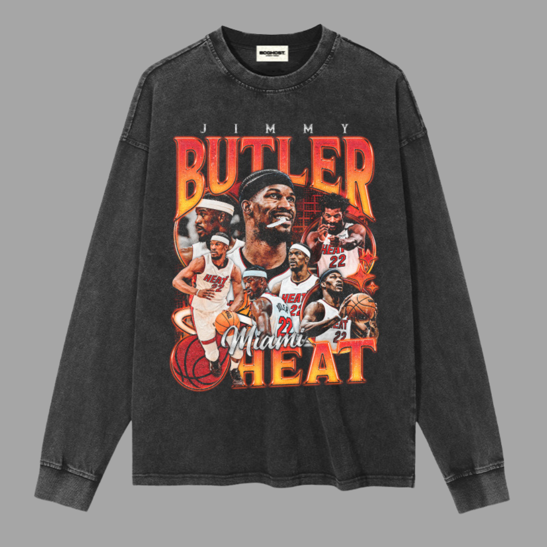 Jimmy Butler Miami Heat Long Sleeve Shirt