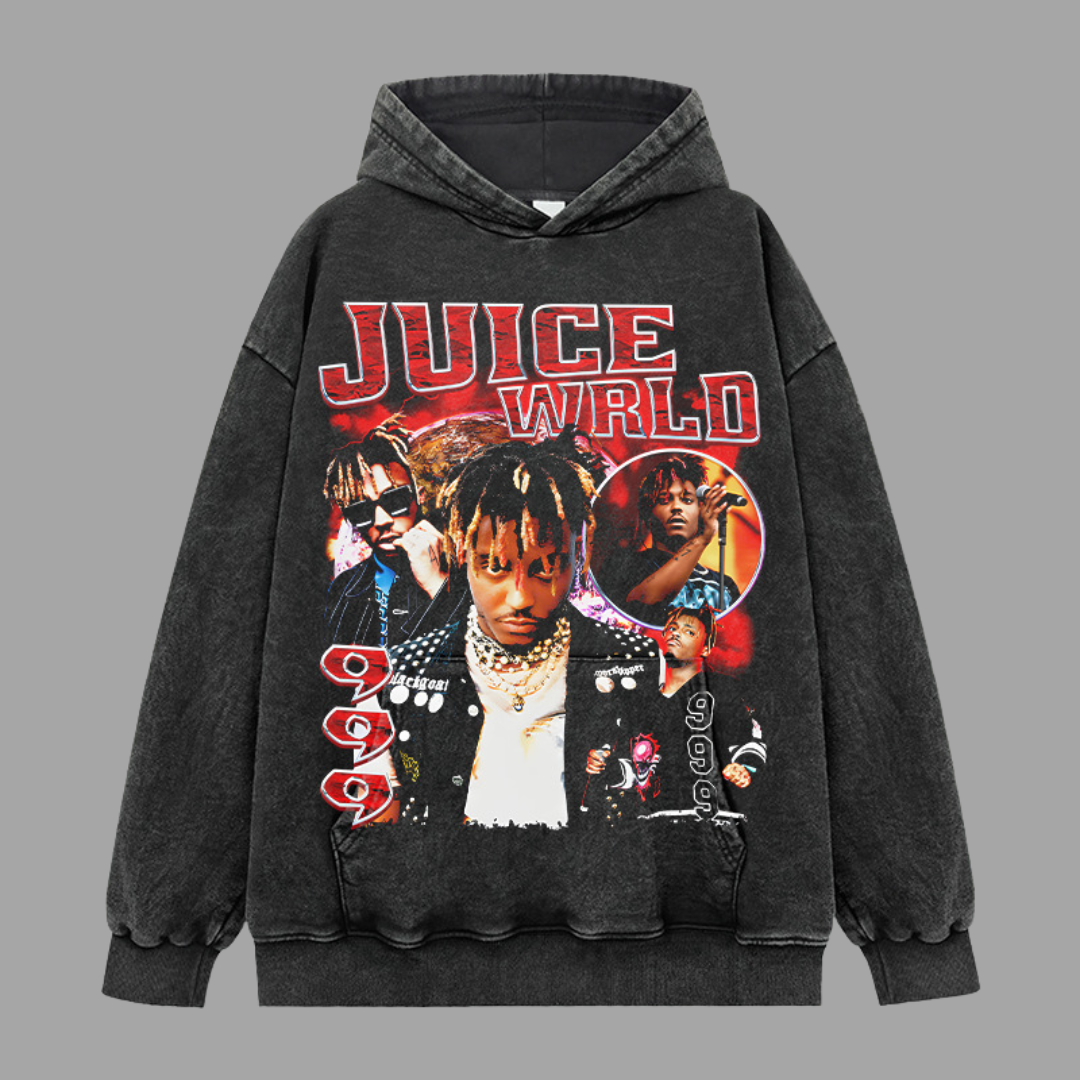 Juice Wrld Vintage Wash Hoodie