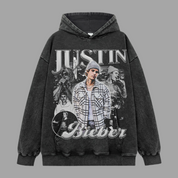 Justin Bieber Vintage Wash Hoodie