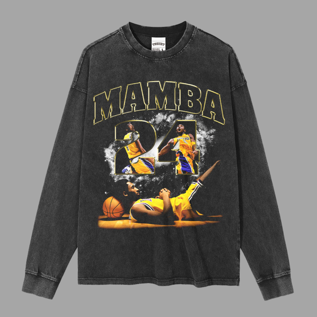 Kobe Bryant Black Mamba Long Sleeve Shirt